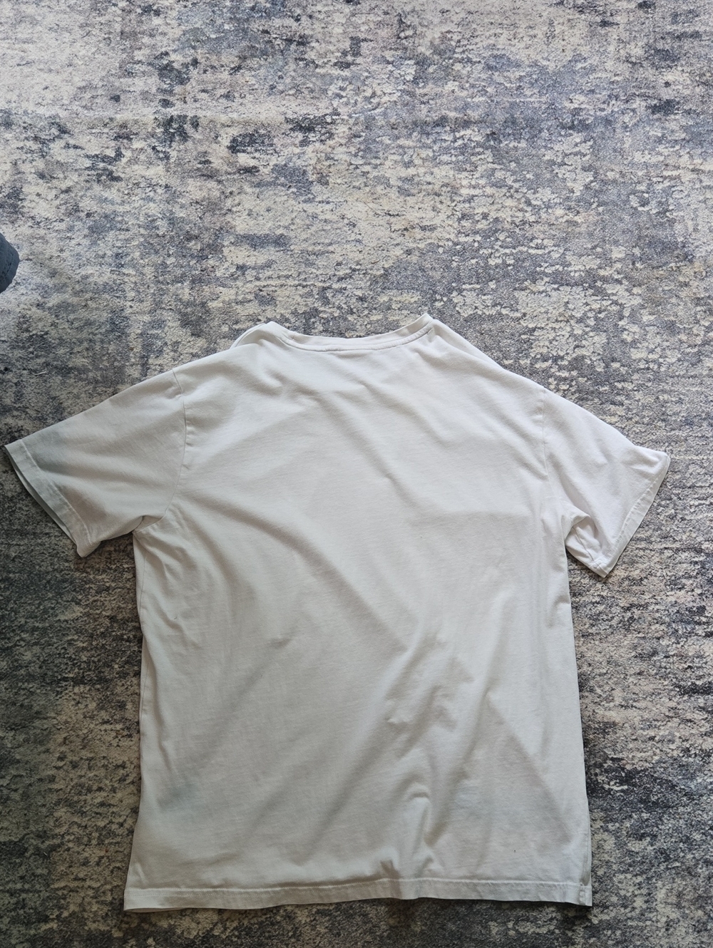 Gymshark White Short Sleeve Tee with Small Black Logo - Picture 3 of 3